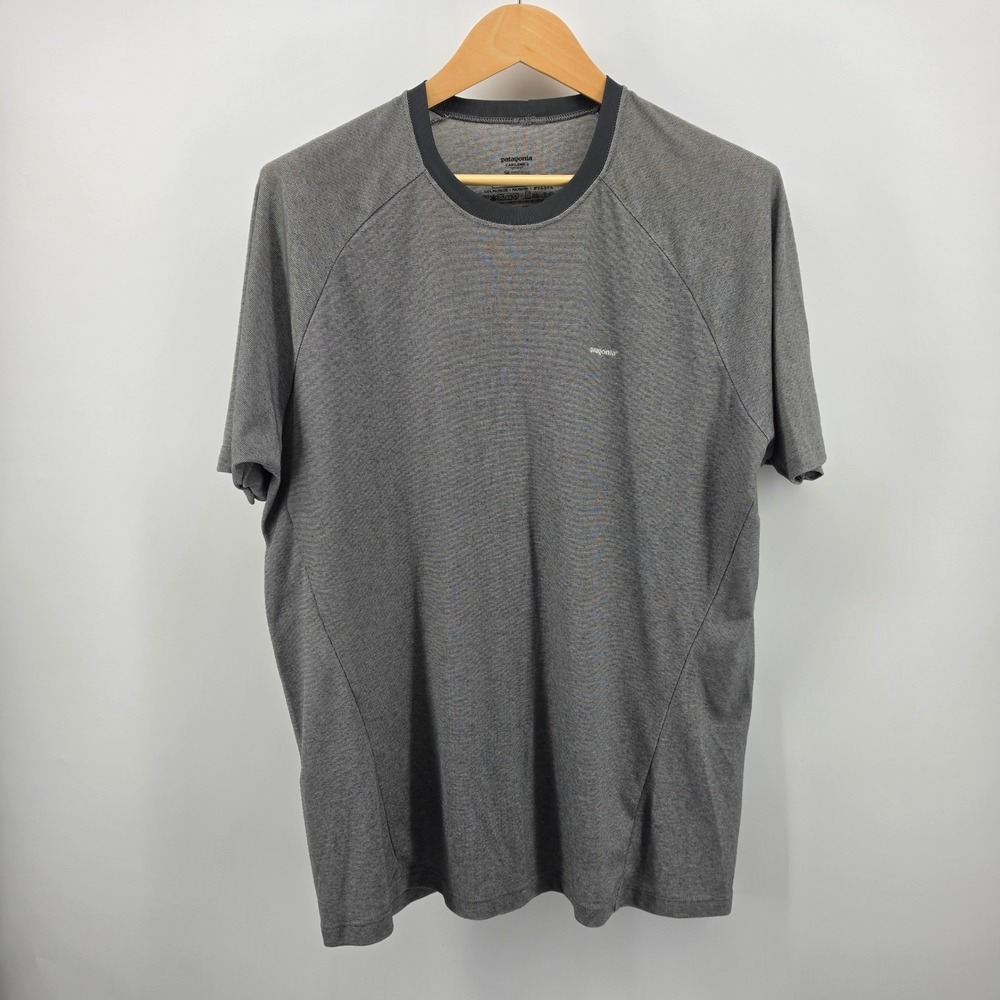 Patagonia Capilene 2 Lightweight Crew Neck T-Shirt Mens XL Grey Heather Hiking